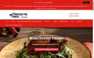 Manchester Farms website