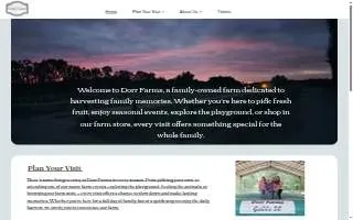 Dorr Farms website