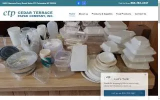 Cedar Terrace Paper Company Inc. website