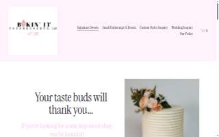 Bakin' It Cakes & Sweets, LLC