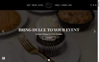 Dulce Bakery and Cafe website