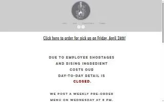 Silver Spoon Bake Shop website