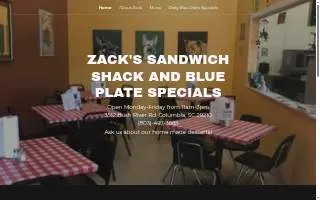 Zacks Sandwich Shack Inc website