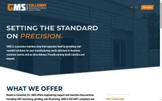 Galloway Manufacturing Solutions website