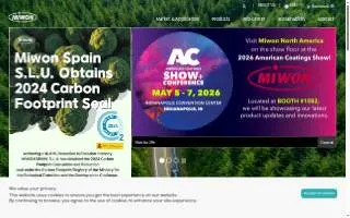 Miwon Specialty Chemical USA, INC. website