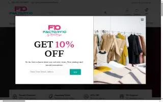 The Factory 10 website