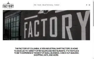 Factory at Columbia website
