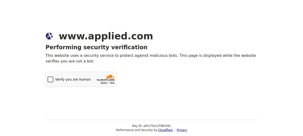 Applied Industrial Technologies of Columbia website