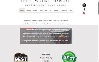 The Warehouse of West Columbia website