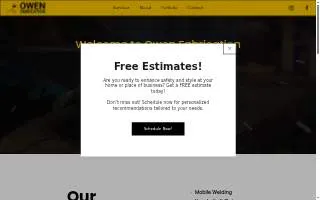 Owen Fabrication LLC website