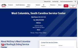 McElroy Metal Service Center - West Columbia, SC