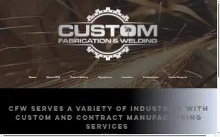 Custom Fabrication & Welding website