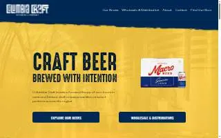 Columbia Craft Brewing Company website