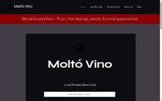 Moltó Vino website