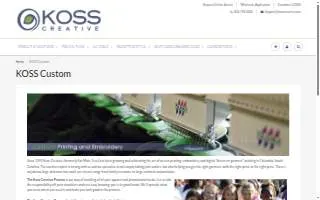 Koss Creative website
