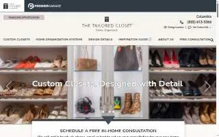 The Tailored Closet of Columbia website
