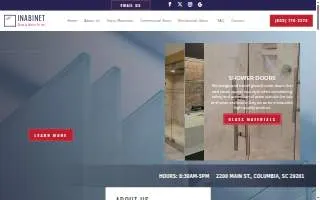 Inabinet Glass & Mirror Co Inc. website