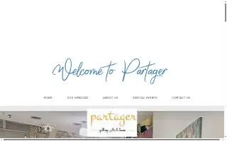 Partager Gallery and GIfts website