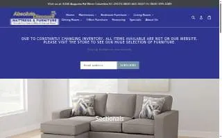 Absolute Discount Mattress & Furniture website