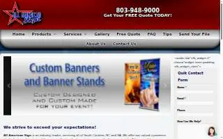 All American Sign LLC website