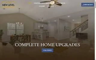 New Level Construction website