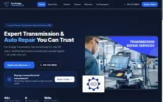 Fort Dodge Transmission website