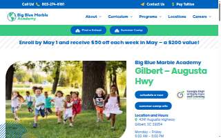 Big Blue Marble Academy Gilbert Augusta Hwy.