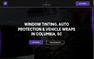 Lumos Window Tint, Paint Protection Film, Detailing and Vinyl Wraps website