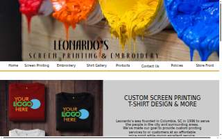 Leonardo's Screen Printing