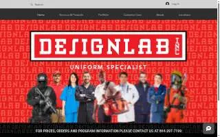 DesignLab, Inc. Uniforms and Custom Services website