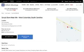 Uniform Advantage of West Columbia website