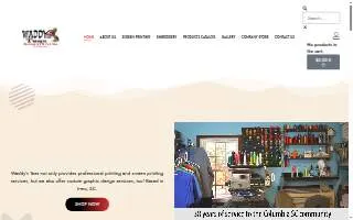 Waddy's Tees of Columbia website