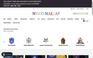 Need Nalia? Greek Paraphernalia Store