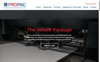 Protective Packaging, Inc. website