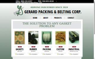 Gerard Packing & Belting Corporation website
