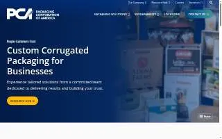 Packaging Corporation of America website