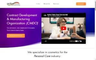 Active Cosmetics Manufacturing