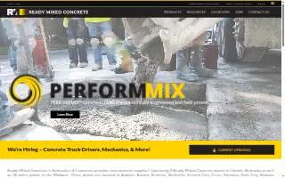 Ready Mixed Concrete Co of Columbia website