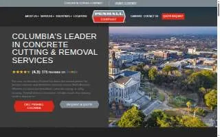Penhall Company Columbia website