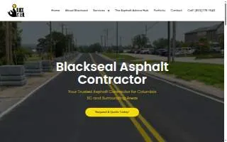 Blackseal: Asphalt Paving Contractor website