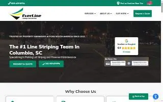 EverLine Coatings and Services of Columbia website