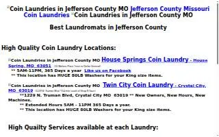 Wash City Laundromat website