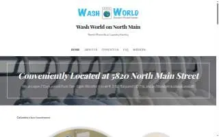Wash World On North Main website