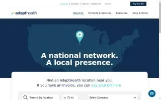 Palmetto Oxygen, an AdaptHealth company website