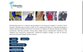 Palmetto Biomedical Inc website