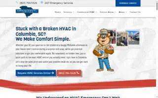 Carolina Comfort, Inc. website