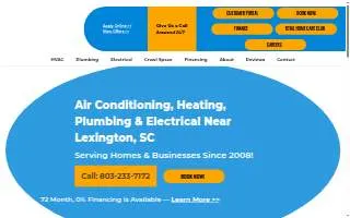 Carolina Conditions Heating Cooling Plumbing Electrical website