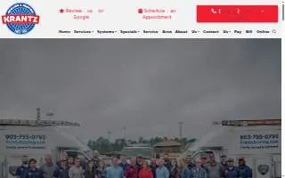 Krantz Kooling and Heating website