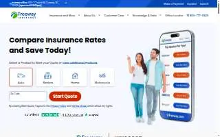 Freeway Insurance website