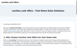 Sell Your House Fast Carolina